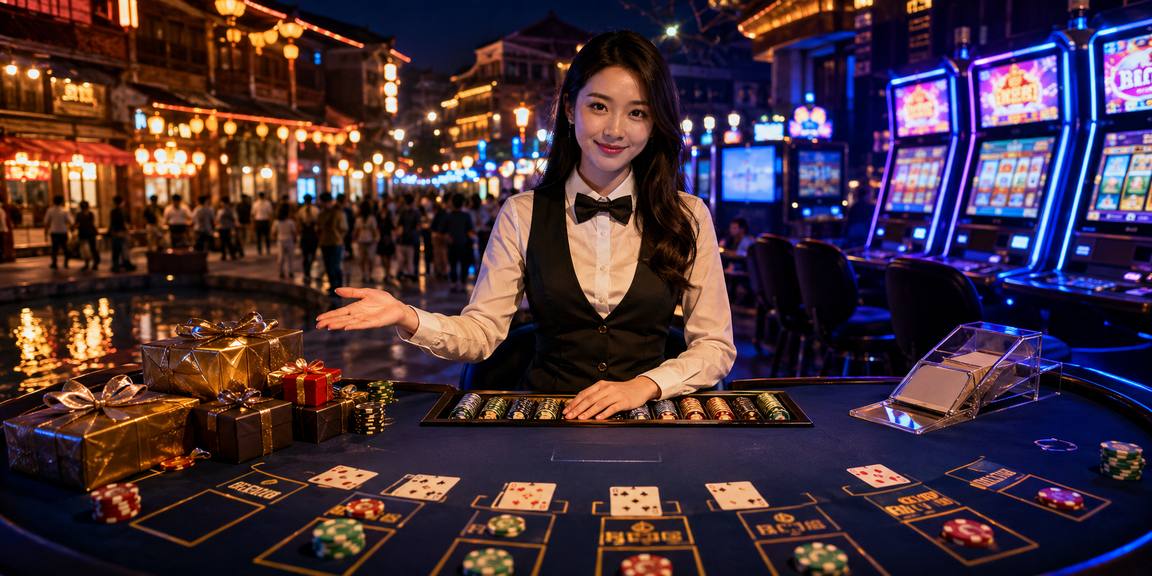 lyrica 75 Phố Đêm Slot — sảnh slot về đêm tại lyrica 75